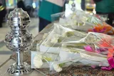 استقبال خادمان رضوی از دختران مسافر + عکس