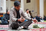 قرائت خطبه فدکیه و عرض تسلیت هیات مذهبی به حضرت شاهچراغ (ع)