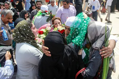بازگشت کاروان حجاج در خوزستان