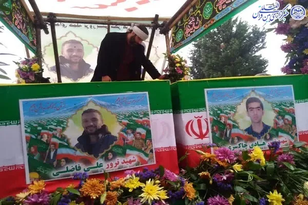 «آیین تشییع پیکر مطهر شهدای تروریستی آمل»