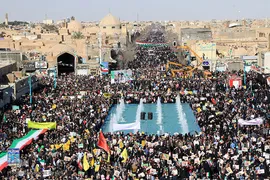 راهپیمایی یوم الله ۲۲ بهمن در یزد