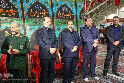 سوگواره هفتمین روز شهادت رئیس‌جمهور در اصفهان