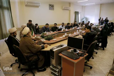 ⁨نشست خبری بیست و چهارمین مسابقات قرآنی جامعه المصطفی⁩