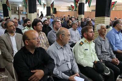 مراسم یادبود و گرامیداشت امام جمعه بخش جوکار
