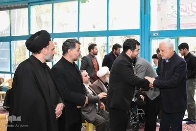 مجلس بزرگداشت مرحوم آیت‌الله شوشتری در گلستان شهدای اصفهان