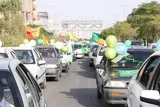 فیلم | جشن «کاروان خودرویی» به‌مناسبت عید غدیرخم در ماکو