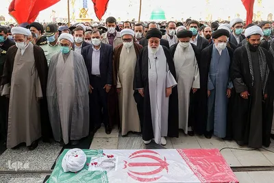 مراسم تشییع پیکر شهید حجت‌الاسلام محمد اصلانی
