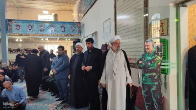 مراسم هفتمین روز شهادت رئیس جمهور شهید و همراهان ایشان در ملایر‎