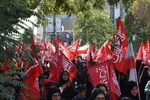 راهپیمایی جاماندگان اربعین با نوای خون‌خواهی در استان کردستان