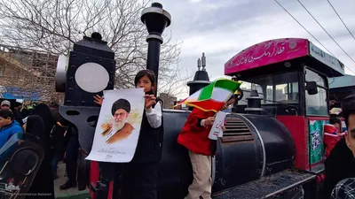 
مراسم راهپیمایی ۲۲ بهمن در کاشان

