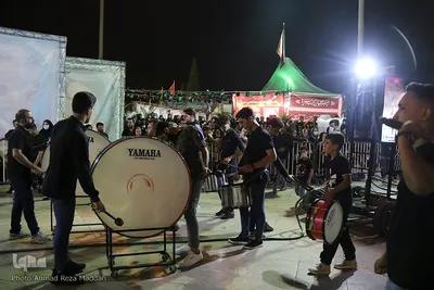حسینیه ایران؛ مراسم عزاداری شب عاشورای حسینی در سیدعلاءالدین حسین(ع)‎‎