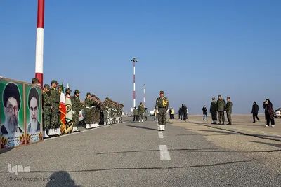 تشیع پیکر پنج شهید گمنام دوران دفاع مقدس