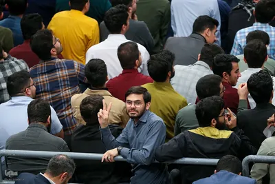 دیدار هزاران نفر از دانشجویان سراسر کشور با رهبر معظم انقلاب