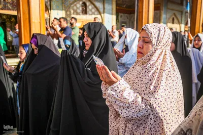 نماز عید فطر در حرم شاهچراغ (ع)