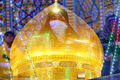 آستان مقدس حضرت معصومه (س) بانوی کرامت در شب میلاد امام حسن عسکری(ع)