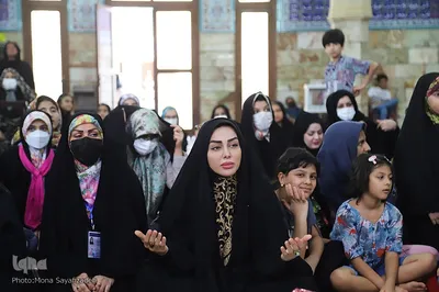 مراسم عقد یک زوج جوان در مسجد رضوان اهواز