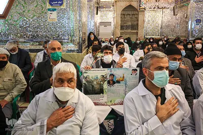 آیین گلاب شویی حرم مطهر شاهچراغ(ع)