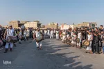 آئین نمادین ورود قافله امام حسین(ع) به دشت کربلا