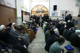 مراسم ترحیم حاج عبدالله طائب در قم