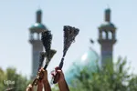 مراسم عزاداری عاشورای حسینی در آستان مقدس امامزادگان محمد (ع) و سکینه خاتون (س) کرج