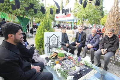 تحویل سال نو در گلزار شهدا
