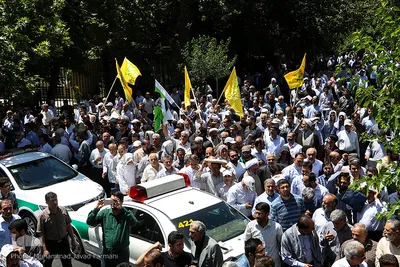 تشییع پیکر مطهر شهدای حادثه تروریستی تهران