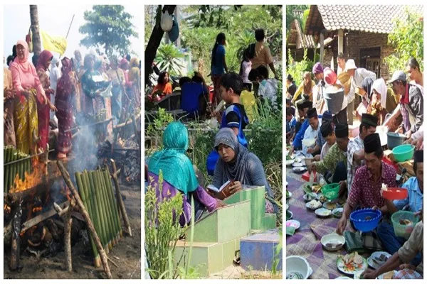 Tradisi-tradisi Ramadhan di Indonesia/ Doa Satu Kelompok dan Perayaan Hari Raya