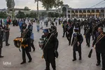 آیین تعویض پرچم گنبد آستان حضرت شاهچراغ (ع)‎‎
