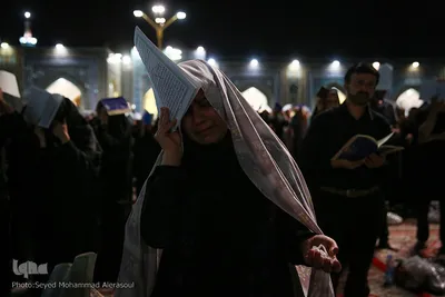 شب بیست و یکم ماه مبارک رمضان در حرم امام رضا (ع)