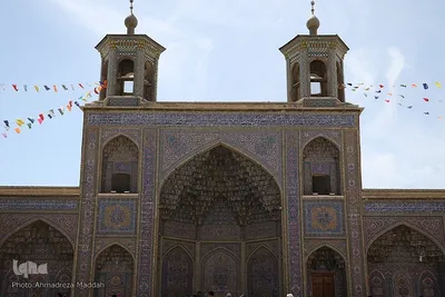 گردشگران نوروزی در مسجد نصیرالملک‎‎