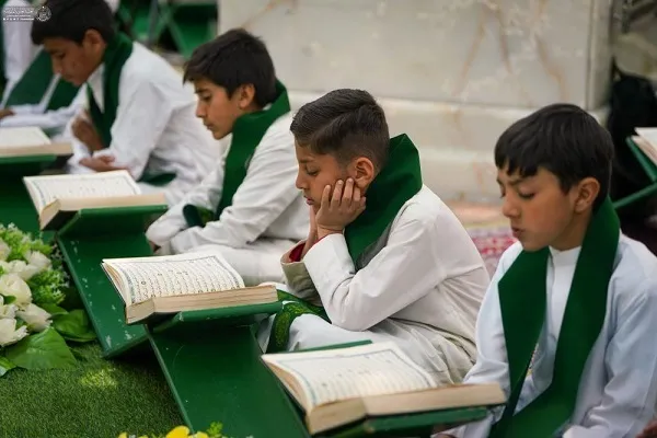 العتبة العلوية تُطلق الختمة القرآنية للبراعم في عامها العاشر + صور