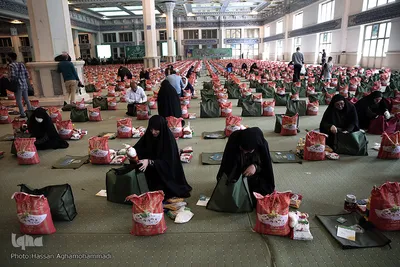 سفره همدلی آستان قدس رضوی