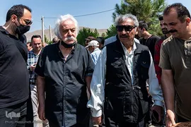 مراسم خاکسپاری پیکر زنده‌یاد منوچهر اسماعیلی در بهشت سکینه کرج