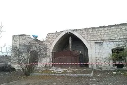 Ermənilər Ağdamı tərk edərkən məzarları dağıdıb, ot tayalarına od vurublar - Foto