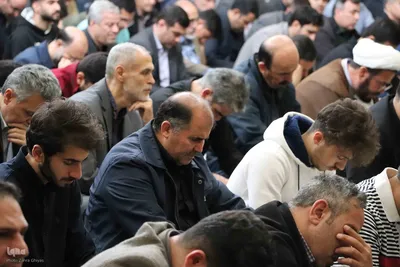 عزاداری دانشگاهیان دانشگاه‌ تبریز در سوگ شهادت رئیس جمهور و هیئت همراه ایشان‎