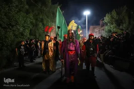 عزدارای خرمشهری‌ها در شب عاشورا