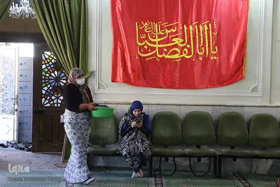 غبارروبی و عطرافشانی مسجد جامع سعدی شیراز‎‎