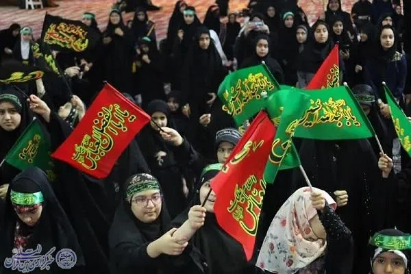 سوگواره مثل زینب« اجتماع دختران دانش آموز دهه هشتادی و نودی» ساری