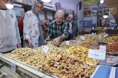 حال و هوای بازار تبریز در شب عید