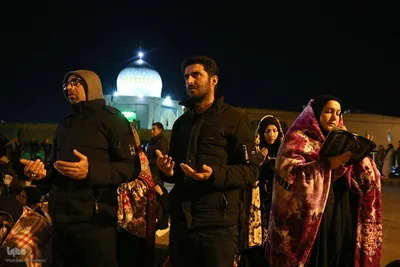 مراسم احیای شب بیست‌وسوم رمضان در قزوین‎