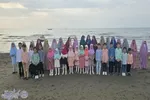 جشن بزرگ محفل قرآنی علویون در ساحل دریای بابلسر