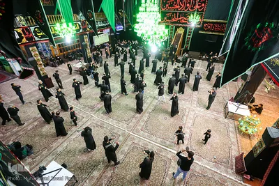 آیین عزاداری محرم در حسینیه کربلایی ها