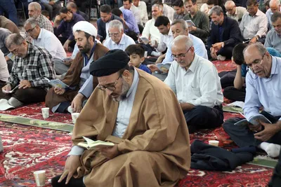 مراسم پرفیض دعای عرفه در شهرستان اهر