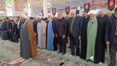 اقامه نماز جمعه بخش نیاسر شهرستان کاشان