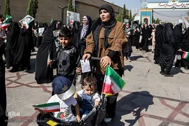 راهپیمایی و گردهمایی «بانوان فاطمی» در شیراز