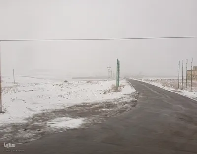 بارش برف در شهرستان اهر