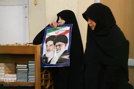 مراسم بزرگداشت شهادت سردار سلیمانی در حرم حضرت معصومه(س)