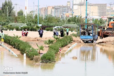 شهر یزد بعد از بارندگی شب گذشته و غافلگیری مدیریت شهری‎‎