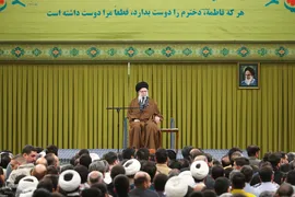 دیدار هزاران نفر از مداحان و ستایشگران اهل بیت(ع)