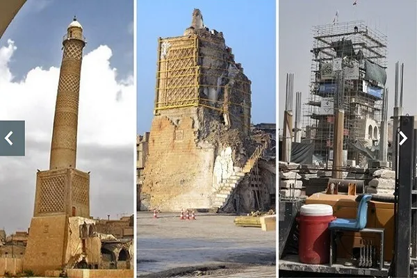 Musul’daki Nuri caminin yeniden inşası tamamlanmak üzere